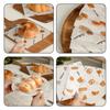 100Pcs Deli Wax Paper Sheets For Food Basket Liner Cake Style Printed Greaseproof Deli Paper For Wrapping Bread Burgers