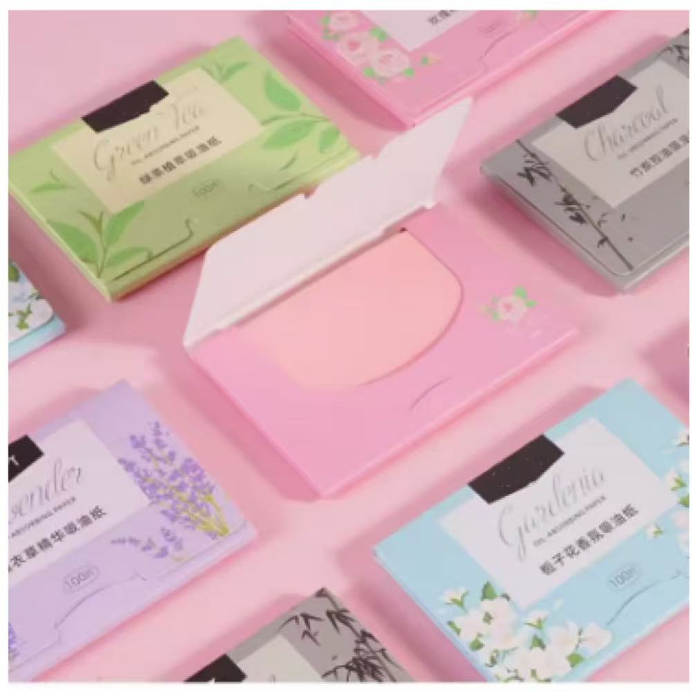 5Box Matte Face Wipes Oil Control Oil-absorbing Face Cleaning Beauty Makeup Tools Accessories Facial Oil Blotting Sheets Paper