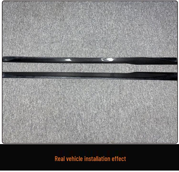 Carbon Fiber Side Skirts for 2024+ Ford Mustang