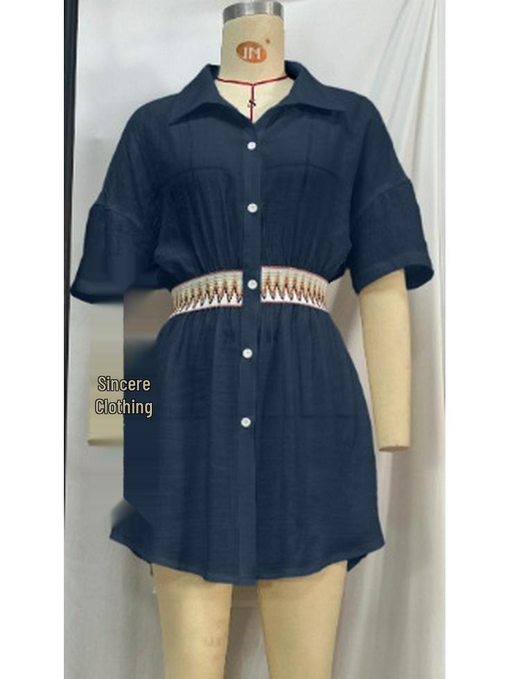 Top-Selling V-Neck Beach Cover-Up for Vacation Sun Protection