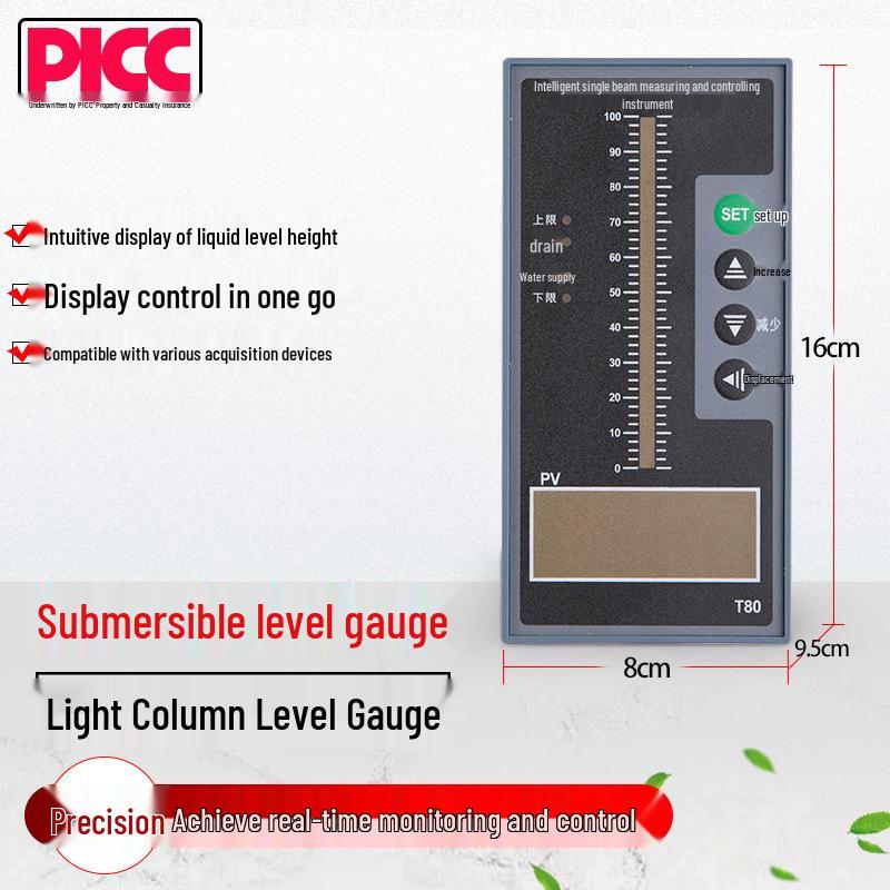 Submersible Water Level Sensor 4-20mA Voltage Transmitter