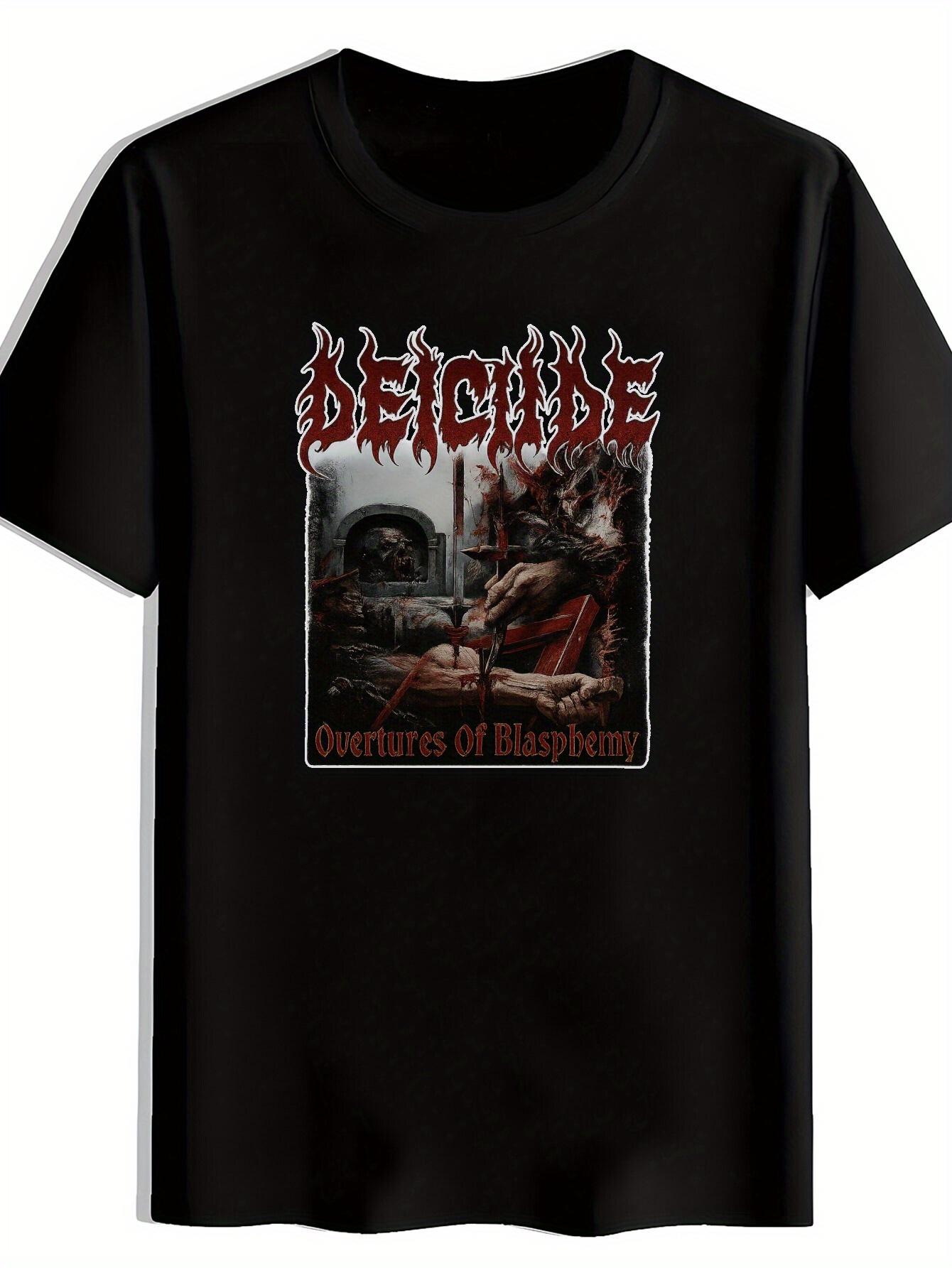 Retro Rock Band Graphic T-shirt - Short Sleeve L