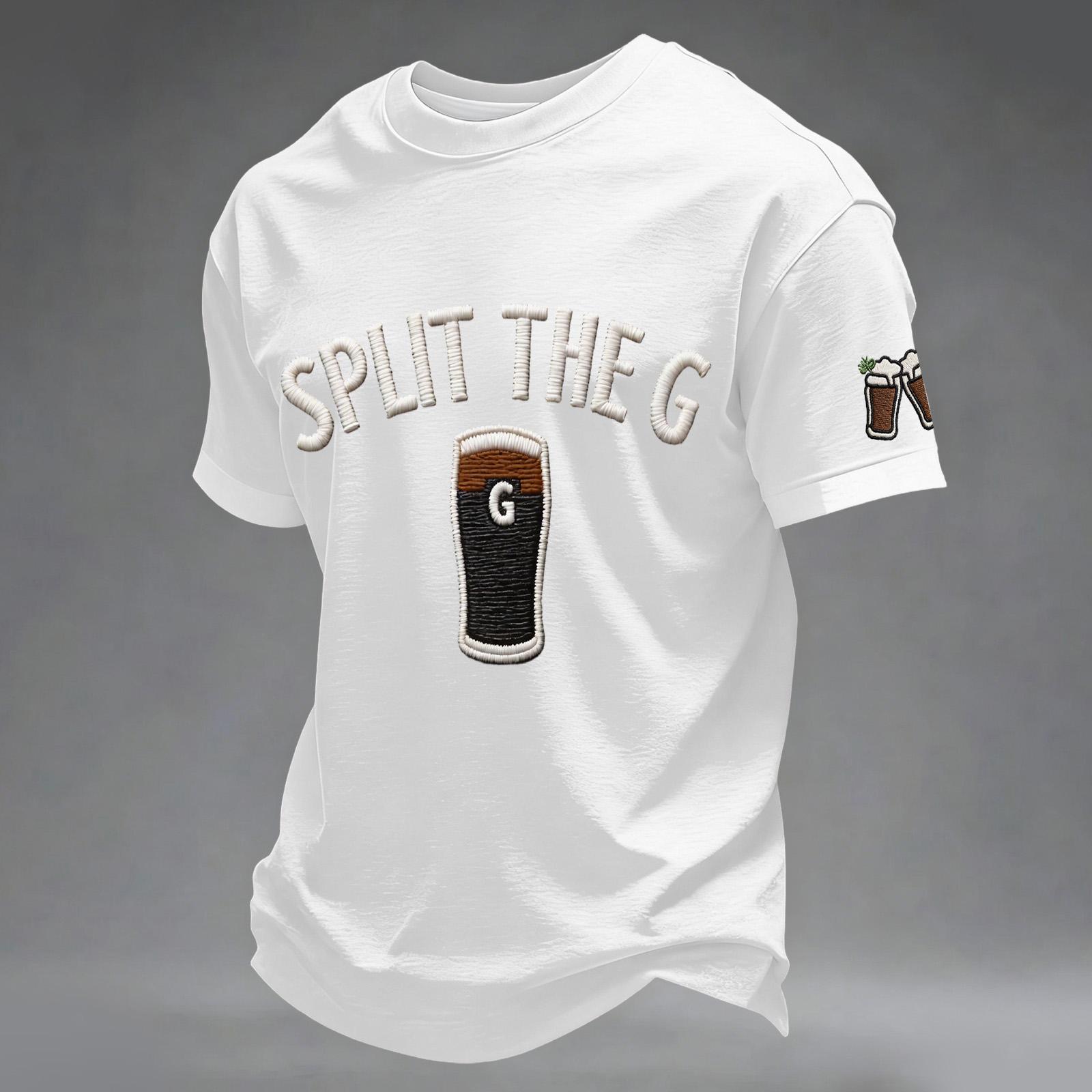 Летняя мужская повседневная футболка с коротким рукавом, отложным воротником и пуговицами, градиентной расцветки XL