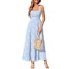 Spice Girl Style 2026 Summer Casual Premium Versatile Loose Lazy Sleeveless Square Neck Dress