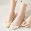 Soft Sponge Bottom Ice Silk Boat Socks for Women Non-slip and Non-falling Shallow Invisible Boat Socks Summer Thin Women's High Heels Socks