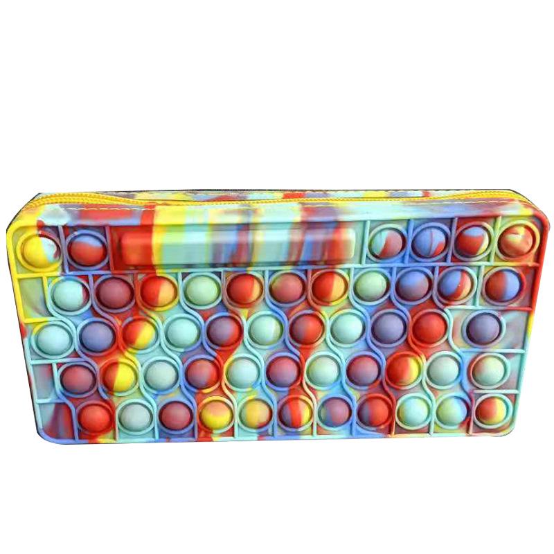 Pioneer Pest Control Bubble Pop Silicone Pencil Case - Decompression Keyboard Bag