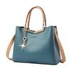 Moimos Women's 2-Way Handbag, CrossbodyShoulder Bag with Star Charm, Elegant and Beautiful Design (Blue)