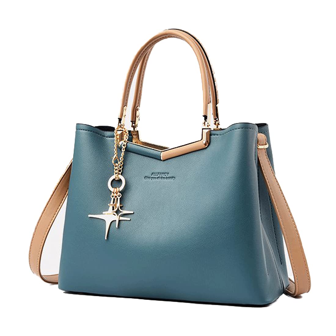 

Женская сумка moimos 2-в-1, Сумка через плечо с подвеской-звездой, Элегантный и красивый дизайн (синий)