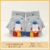 Boys Winter Knitting Cute Dinosaur Kindergarten Half Finger Flip Writing Cold Wool Children's Warm Gloves