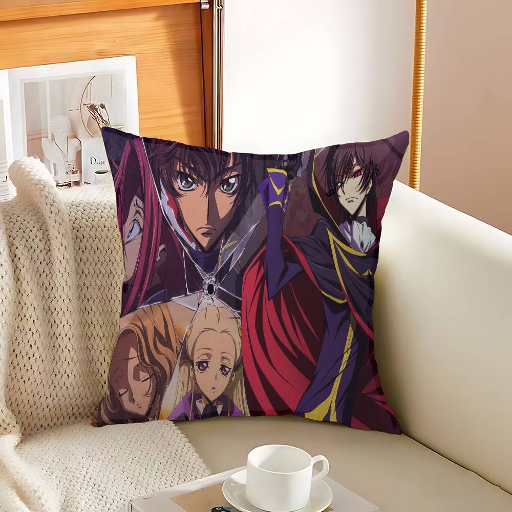 Anime Julius Kingsley Code Geass Pillow Cover for Bedroom Room and Living Room Sofa Decorative Cushion Cover
