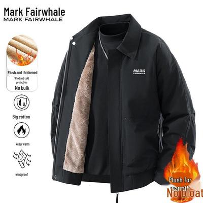 Mark Fairwhale Men's Fleece-Lined Lapel Jacket