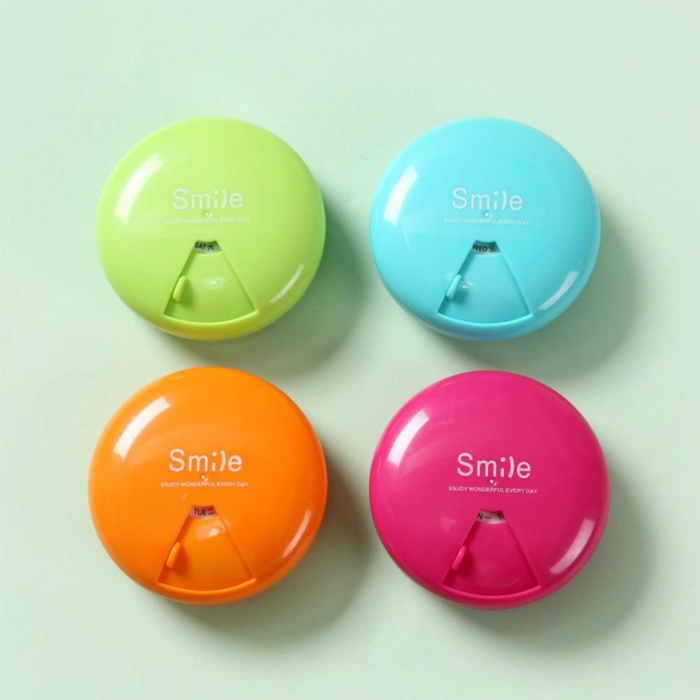 New Hot Small Portable Travel Pill Box Cases Container Organizer Storage Tablets 7 Days 7 Grids Vitamin Pills Medicine Fish Oils