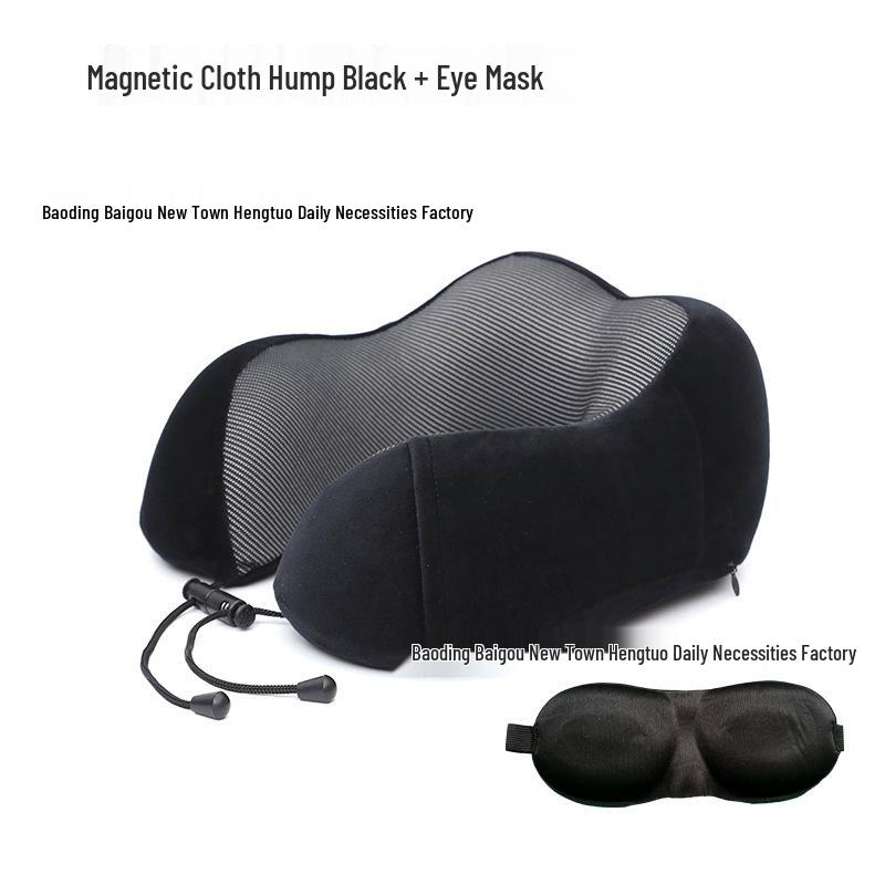 Memory Foam U-Shaped Pillow - Office, Travel Neck Support & Backrest