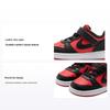 Court Borough Low Recraft PS Black University Red Kids Sneakers White DV5457-600