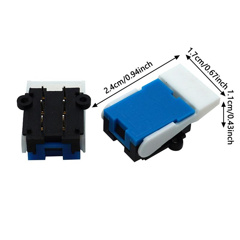 

New 10pcs Blue Telephone Hook Switch 6 Pin Intercom Doorbell Switch Retainer Reed Switch Blade Repair Parts For Telephone 0