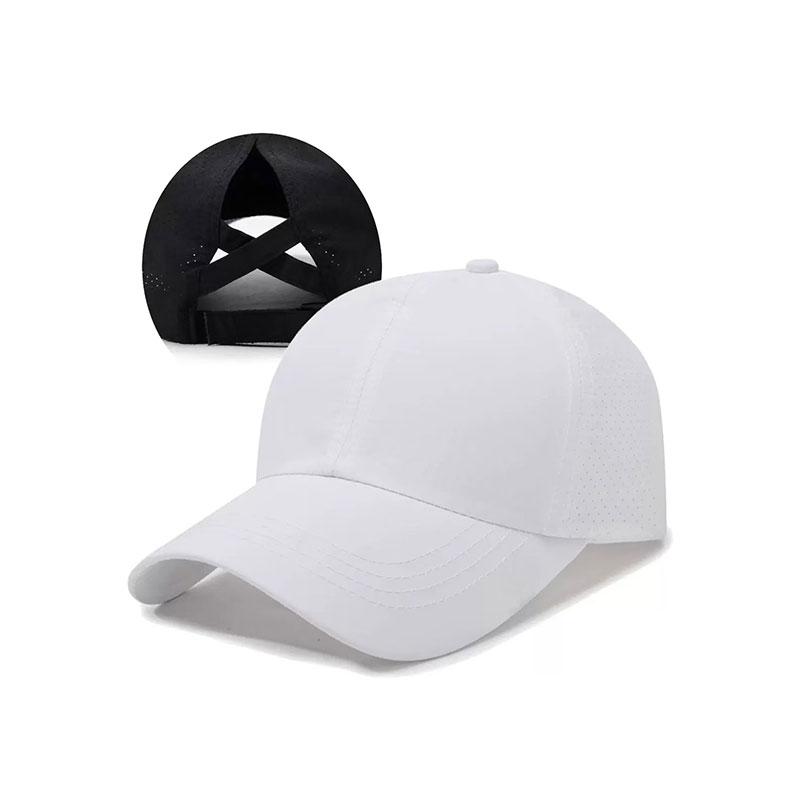 Modische vielseitige Baseballkappe mit Zopfloch für Damen und Herren