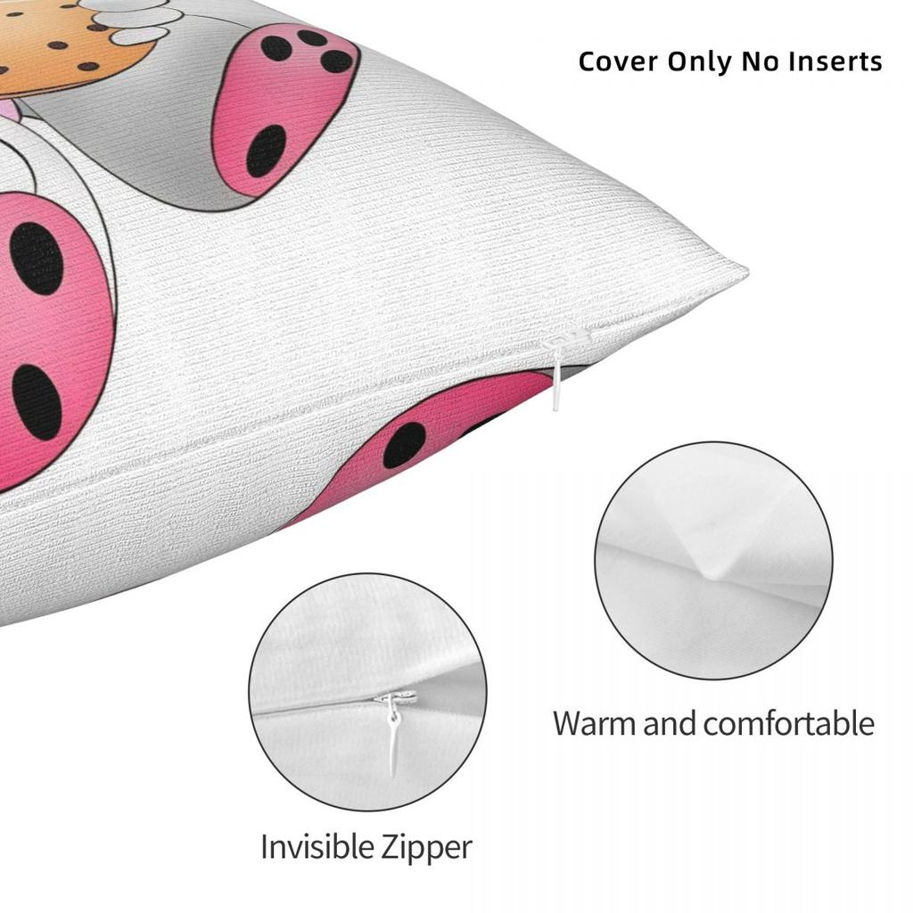 Pillow Cover Cartoon Diddl Diddlina Graphic Cushion Cover Retro Trendy Pillow Case For Sofa Home Decoration Pillowcases