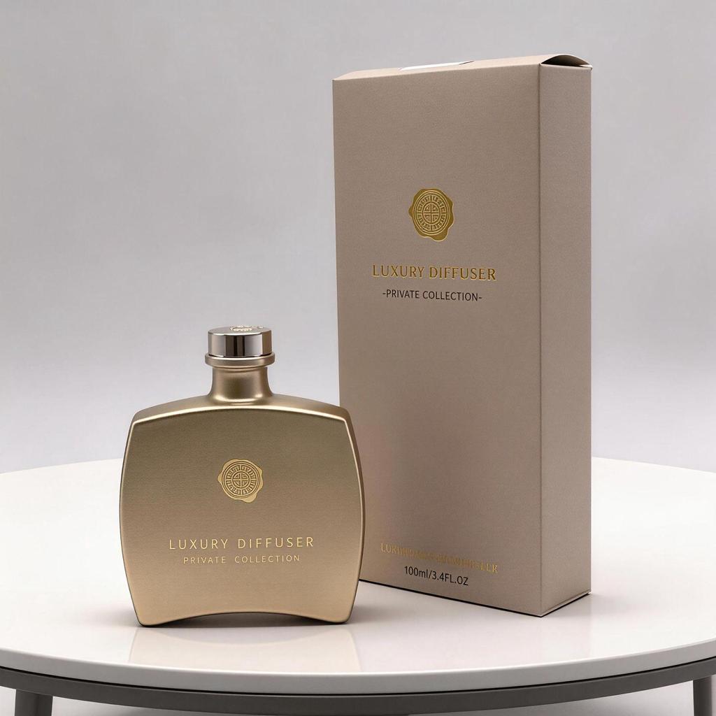 Luxury Aromatherapy Essential Oil Diffuser: Long-Lasting Scent for Home, Bedroom, and Bathroom