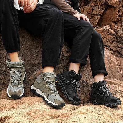 New Couple Hiking Shoes Outdoor Sports Leisure Comfortable Daily Shock-absorbing Mountaineering Shoes Light and Wear-resistant