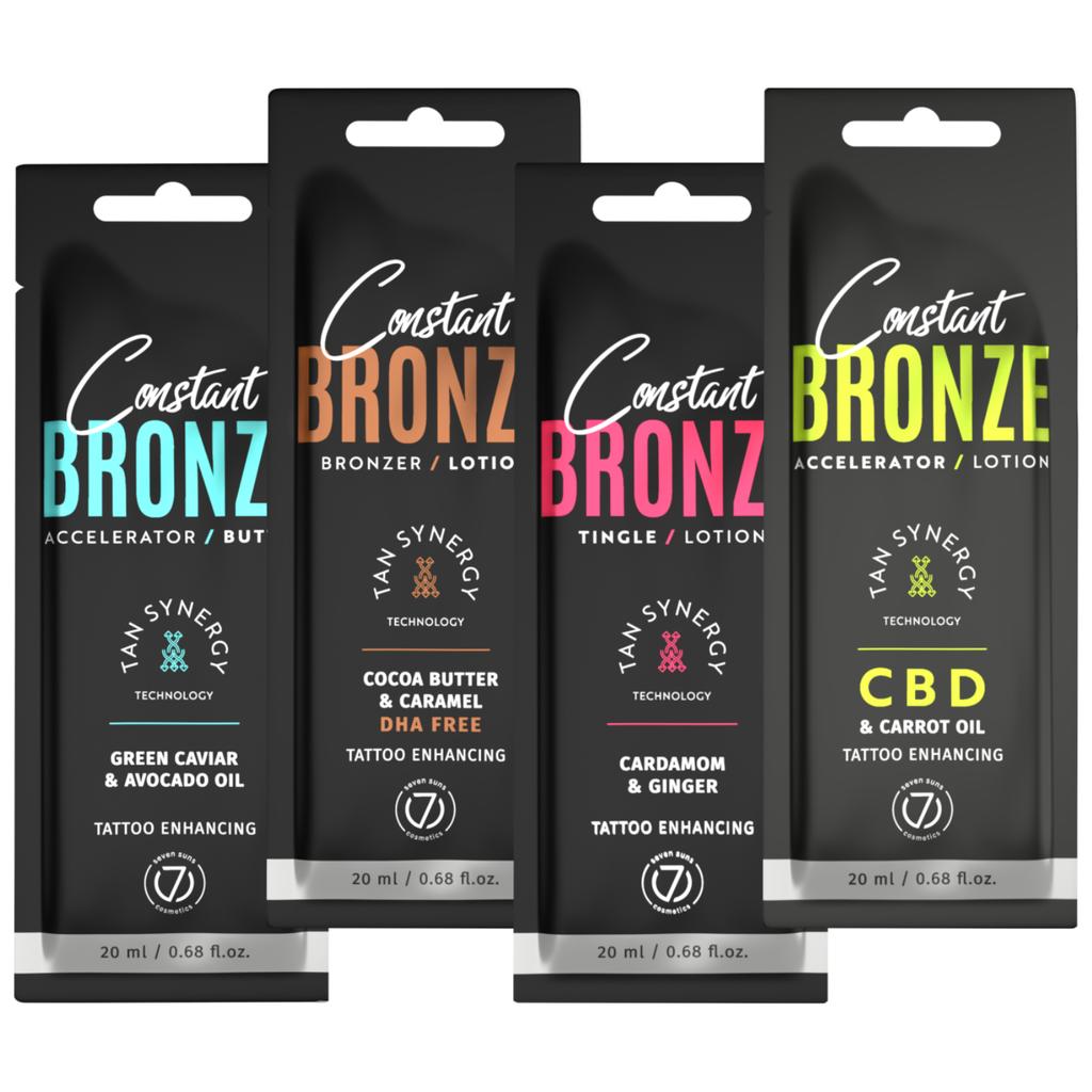 7suns Constant Bronze Serie, 4 Balsame à 20 ml
