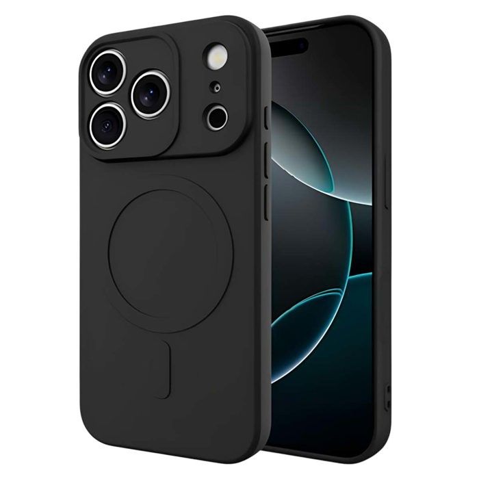 Coque MagSafe - JUST IN CASE - iPhone 17 Pro Max - TPU Résistant - Bords Surélevés - Doublure Microfibre