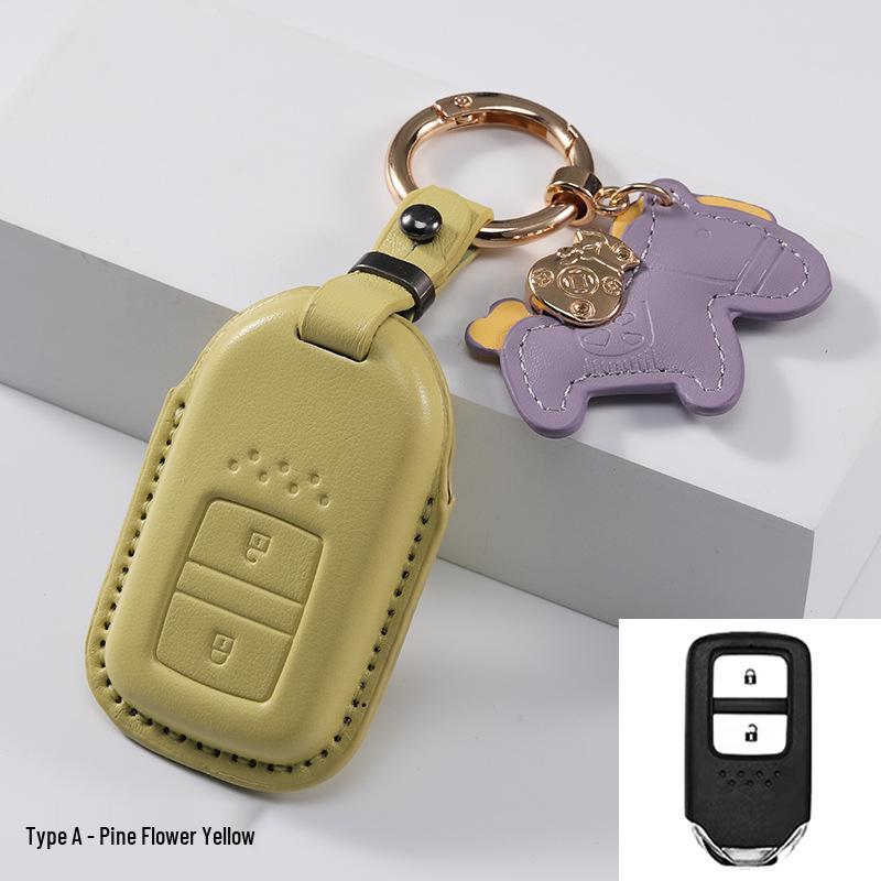 Honda Key Case for 25 Models: Civic, CR-V, Accord, Inspire, Fit, Odyssey - Cartoon Design for Men & Women