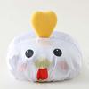 3D Animal Design Kids Shower Cap Polyester All Match Bright-colored Bath Cap for Dorm