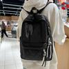 Lingge Car Stitching Backpack, College Style New Japanese Style Bag, Backpack, Lightweight and Large Capacity Casual Backpack