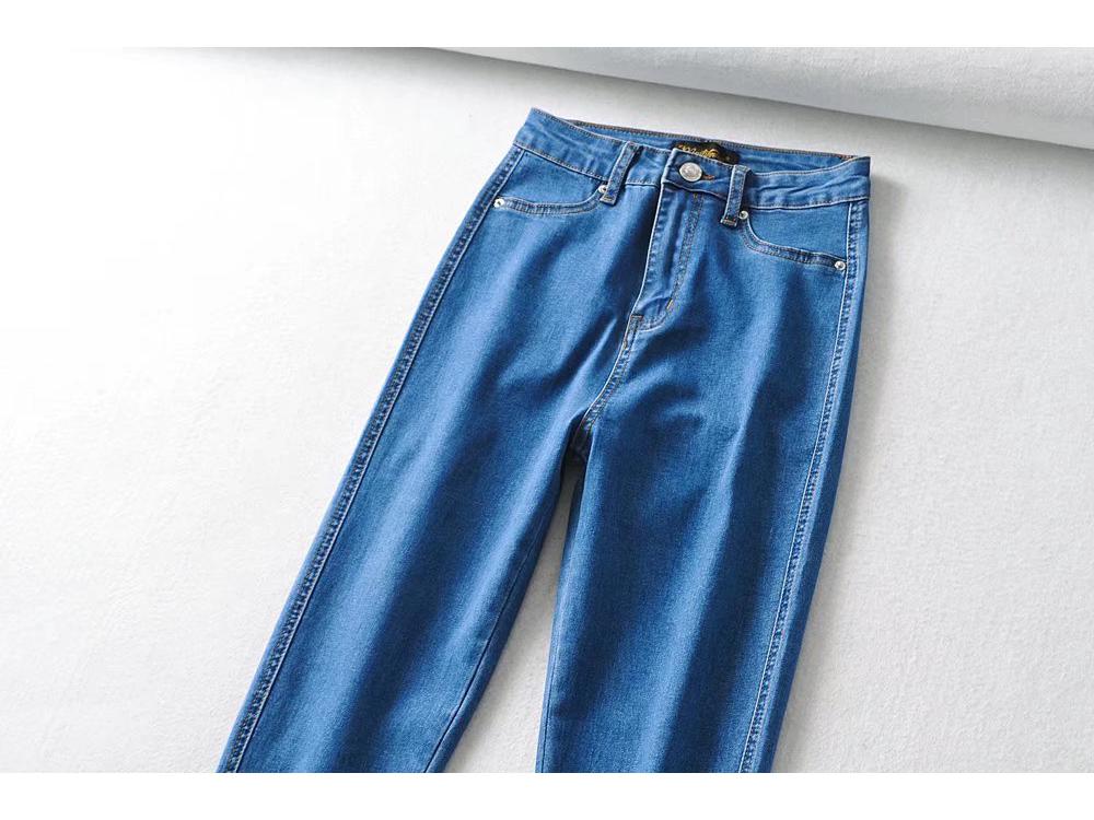 YPFF New Autumn High-Waisted Slim Fit Skinny Jeans for Women - Hip-Lifting Sexy Pencil Pants