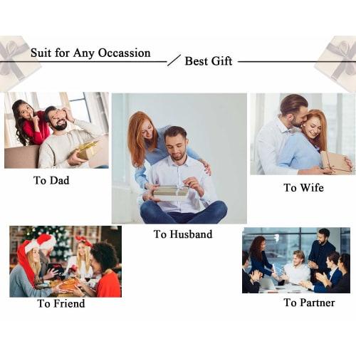 MUJUZE Men's and Women's Wooden Watch with Handcrafted Leather Band, Casual, Business, and Sports Style, Japanese Quartz Movement, Lightweight (Ebony)