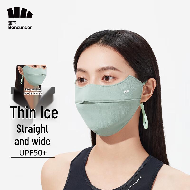 Beneath the Banana Ice-Thin Wide-Fold Sun Protection Mask