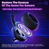 Wireless Gaming Headset For PS5 2.4G Bluetooth 5.4 Game Headphones For PC Switch PS4 Android iOS With Noise Cancelling Mic