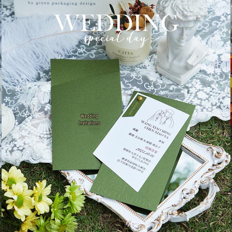 Elegant High-End Wedding Invitation Card