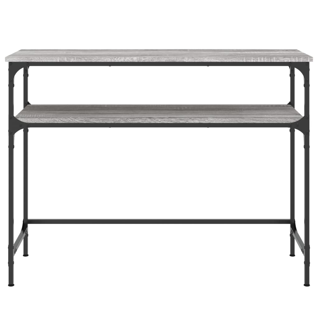 Console Table Grey Sonoma 100x35.5x75 cm Particleboard