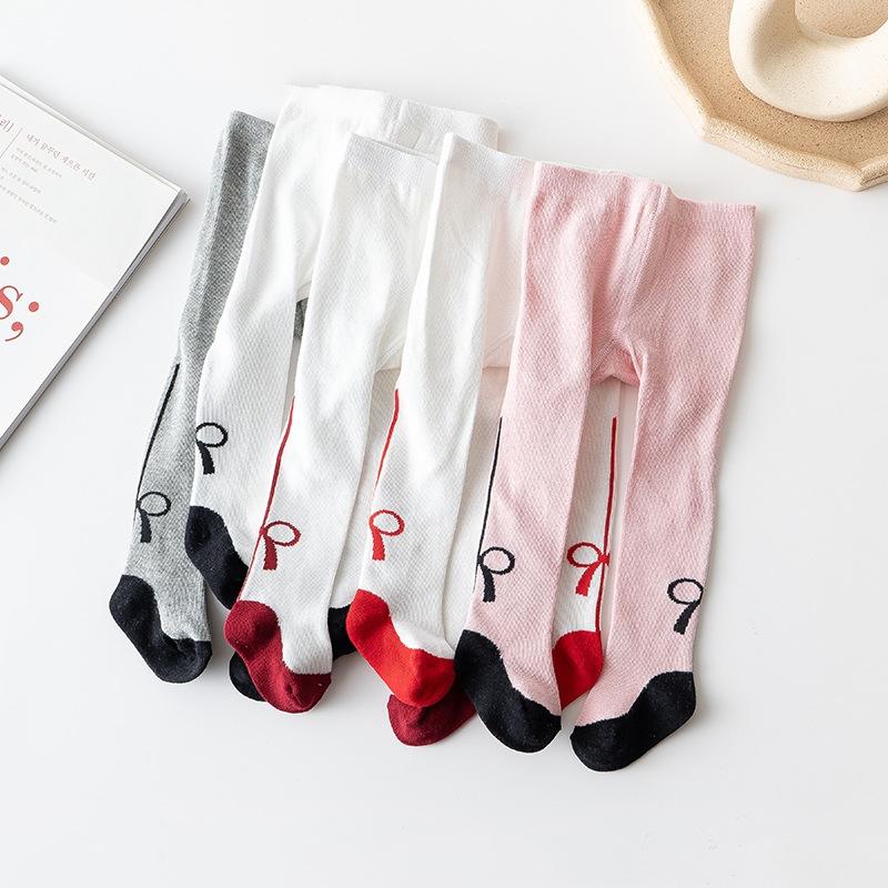 Baby Tights Spring Autumn Pantyhose for Kids Bow Girl Stockings Ballet Toddler Leggings Infant Panty PP Pants