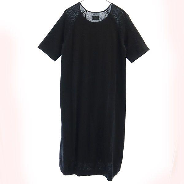 UNITED ARROWS STYLE for LIVING switching Short sleeve one piece black Women Used