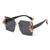 Chic Sunglasses Trendy Geometric Shape Fashion Design Outdoor Sun Protection