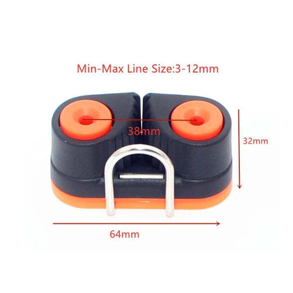 With Leading Rings Fast Entry Cam Cleat Kayak Boat Cleats Universal Nylon Rope Clamp