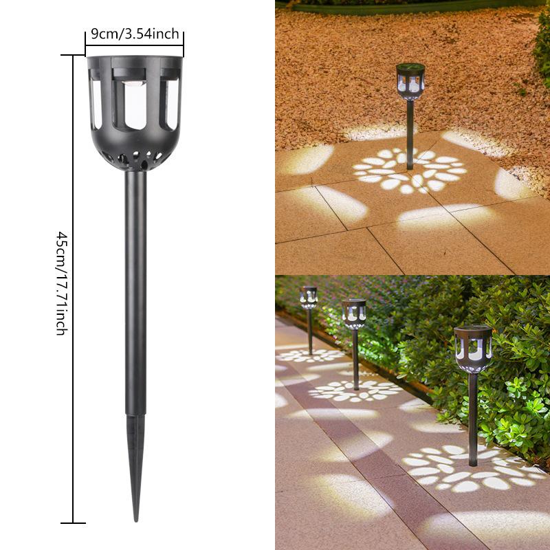 Solar Ground Stake Lights - Waterproof Outdoor Lawn and Garden Decor