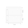 Butterfly Dream Window 3-Inch Photocard Album, Refillable 4-Grid / 1-Grid Loose-Leaf Binder for Polaroid Pictures & Idol Cards