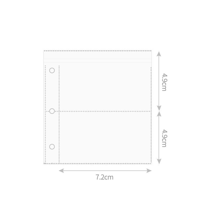 Butterfly Dream Window 3-Inch Photocard Album, Refillable 4-Grid / 1-Grid Loose-Leaf Binder for Polaroid Pictures & Idol Cards
