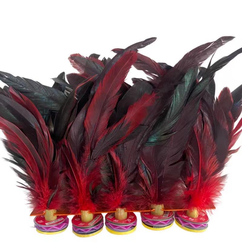 High-Quality Colorful Jianzi for Students and Children – Durable, Non-Shedding Feather Shuttlecock