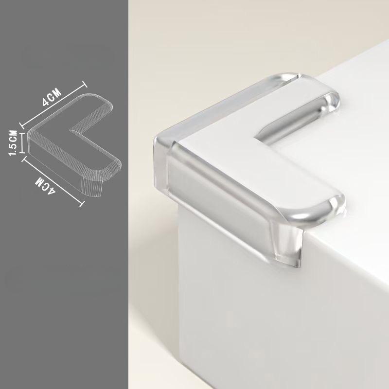 10PCS Baby Safety Silicone Table Corner Protector Furniture Edge Protection Cover Transparent Children Anti Collision Edge Guards