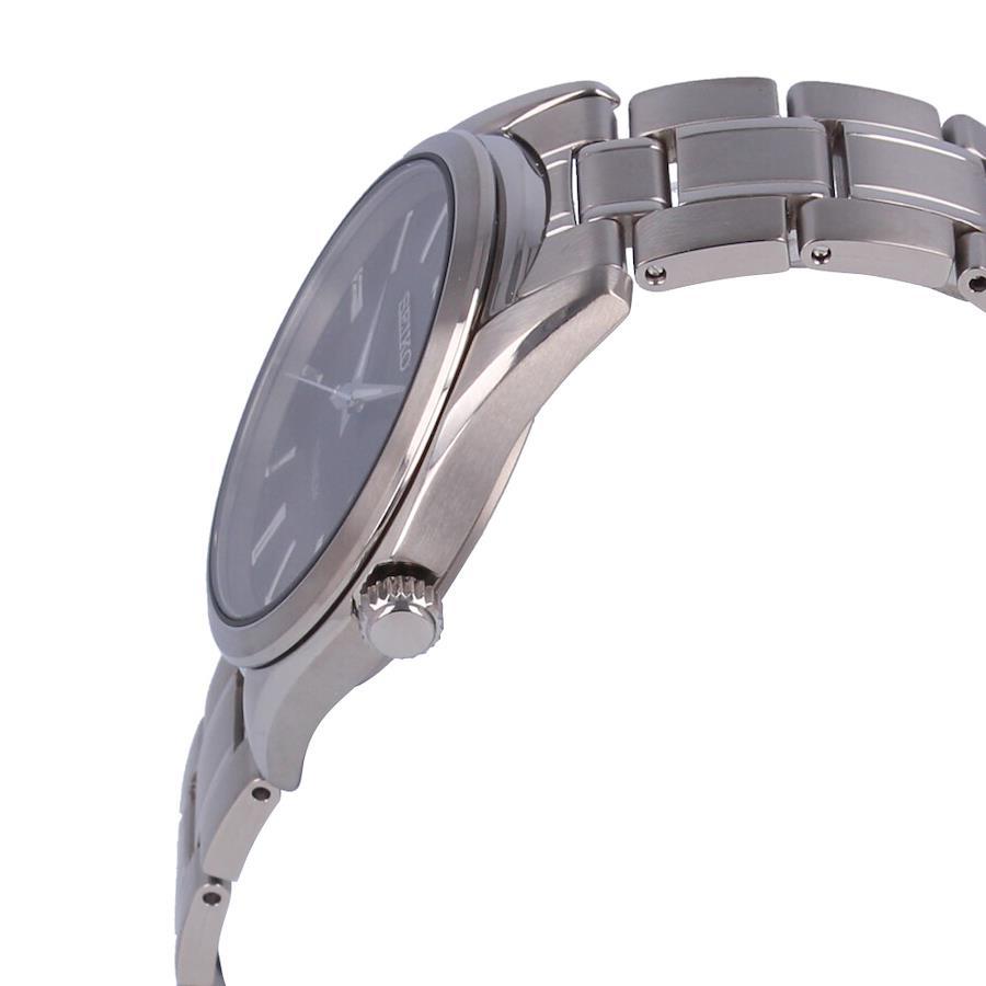 SEIKO Quartz SUR375P SUR375P1 Stainless Steel Black Wrist Watch For Men