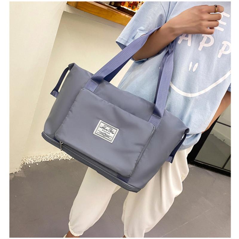 Folding Travel Bag for Men and Women Short Distance Portable Expansion Travel Luggage Bag Waiting for Parturition Storage Bag Fitness Yoga Bag