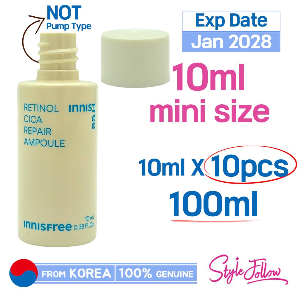 10pcs_[INNISFREE] Retinol Cica Repair Ampoule 10ml (Sample)