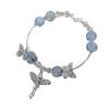1/2Pcs Women Bracelet Burst Texture Fairy-Like Feeling Stacked Chinese Aesthetics Bracelet with Butterfly Pendant