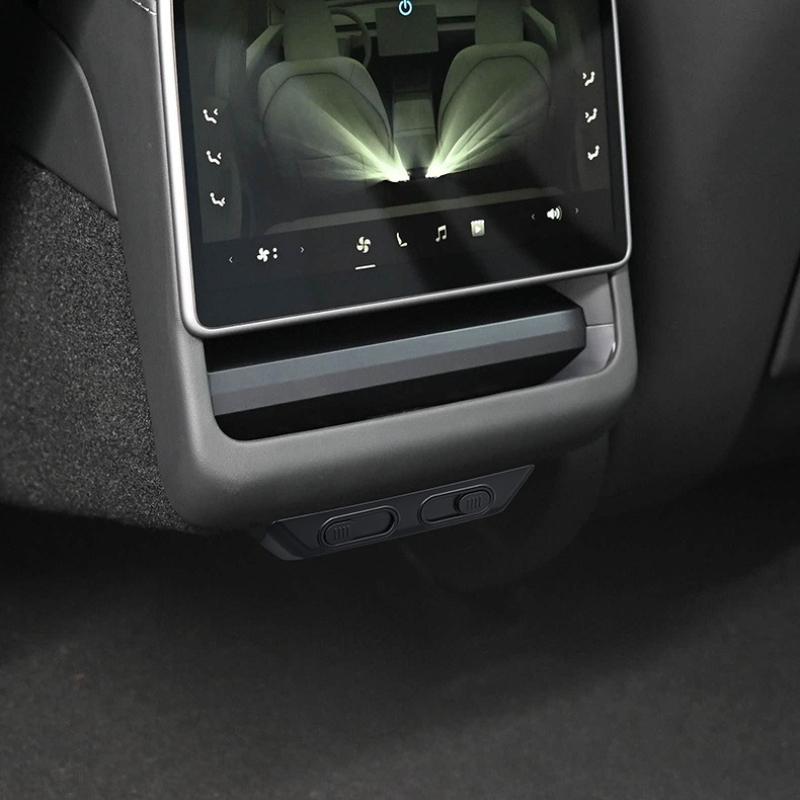 For Tesla Model 3 Y Juniper 2025 Rear Air Outlet USB Charging Dustproof Protector Anti-blocking Backseat Outlet Car Accessories