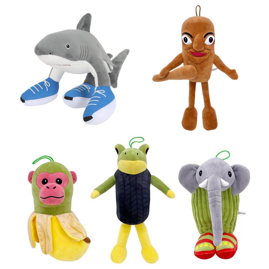 Tung Tung Tung Sahur Plysjleke Dukke TungTungTung Sahur Leke Tralalelo Tralala Plysjdukke Tungtung Sahur Myk Leke Bursdagsgaver