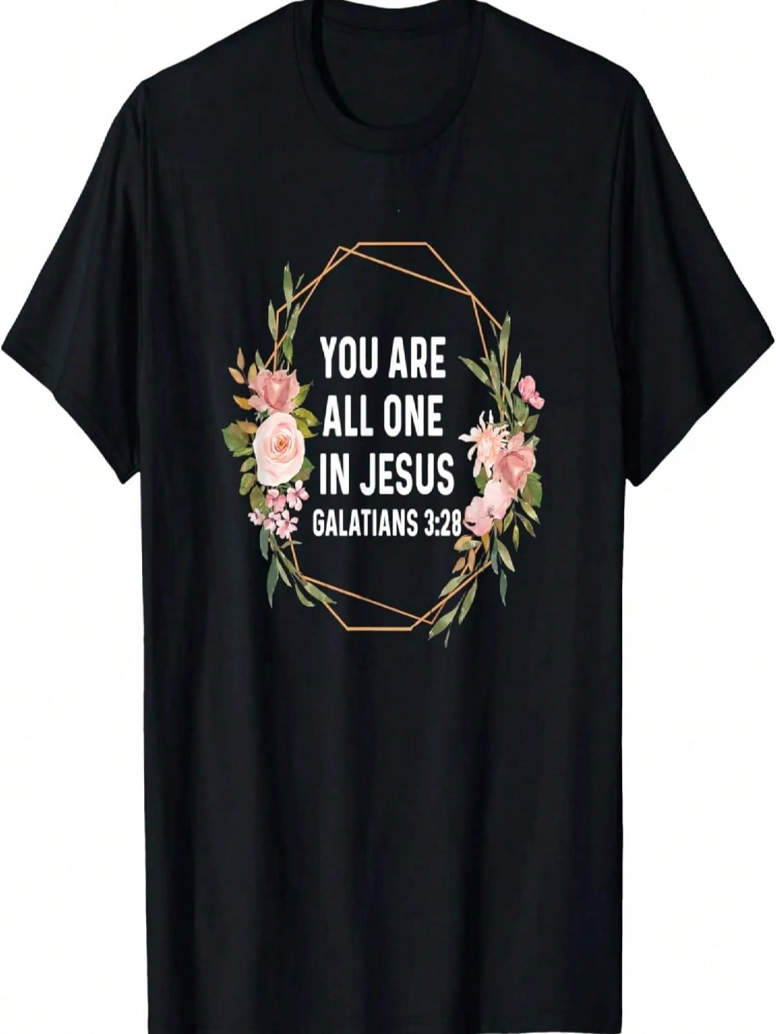 Galatians 3_28 3 28 God Jesus Religious Quote T-Shirt S разноцветный
